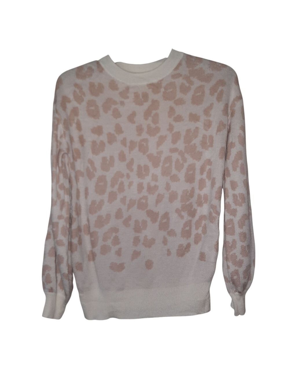 Alredine Leopard Print Sweater Small